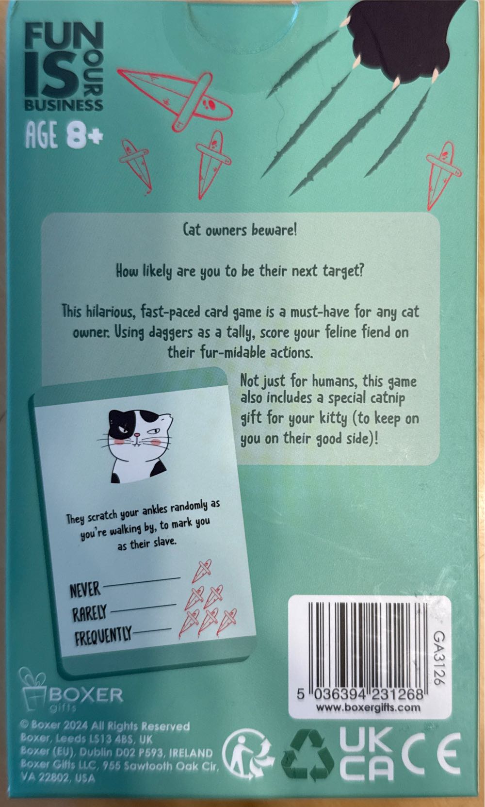 How To Tell If Your Cat Is Trying Kill You  board game collectible [Barcode 5036394231268] - Main Image 2