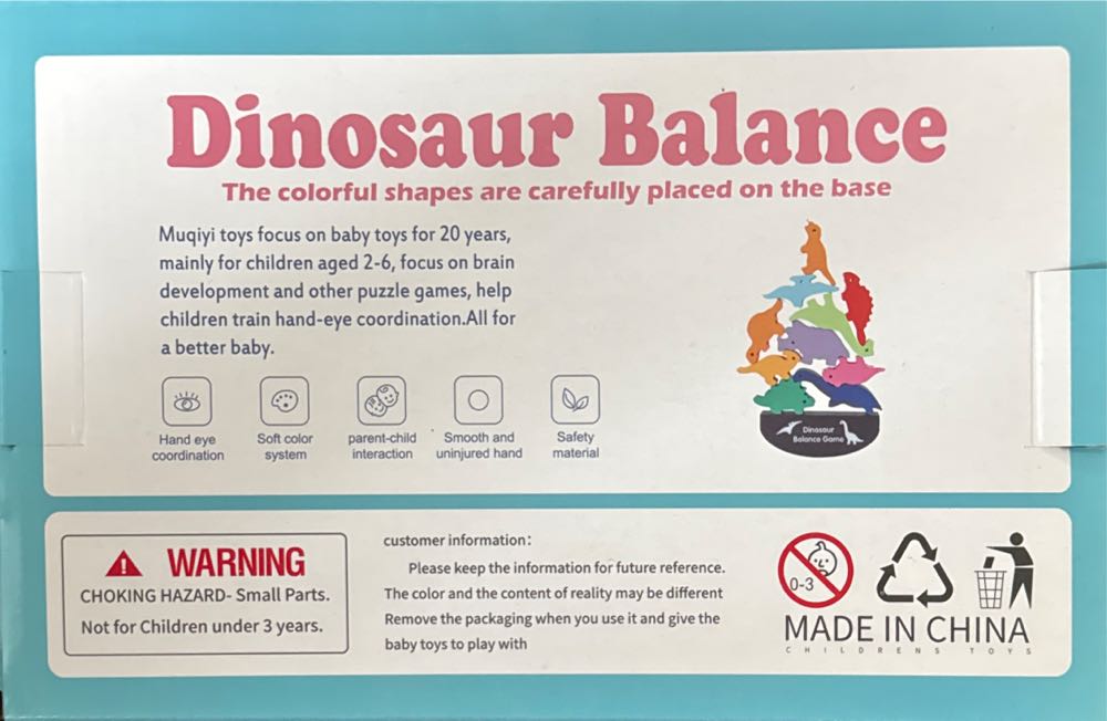 Dinosaur Balance  (1) board game collectible - Main Image 2
