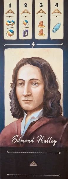 Galileo Galilei: Edmond Halley Promo  board game collectible [Barcode 859422271006] - Main Image 2