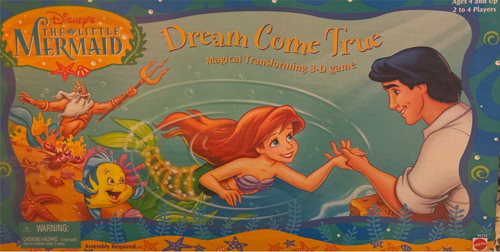 The Little Mermaid: Dream Come True. Magical Transforming 3-D Game  board game collectible [Barcode 074299411328] - Main Image 2
