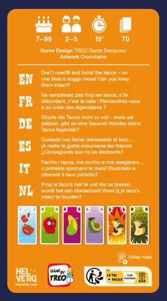 Taco Loco  (2 3 4 5) board game collectible [Barcode 7640139533906] - Main Image 2