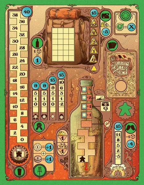 The Belgian Beers Race  (2 3 4) board game collectible [Barcode 745178487979] - Main Image 3