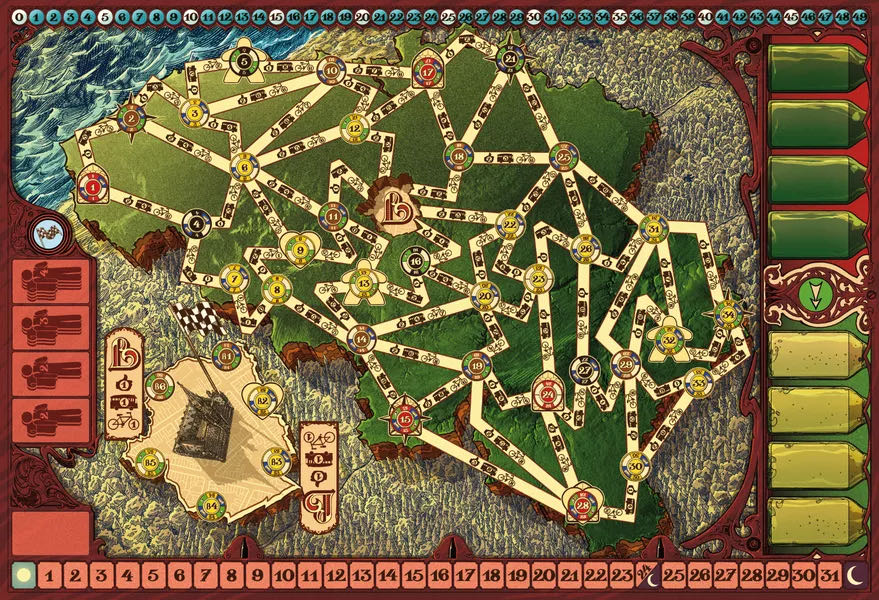 The Belgian Beers Race  (2 3 4) board game collectible [Barcode 745178487979] - Main Image 4