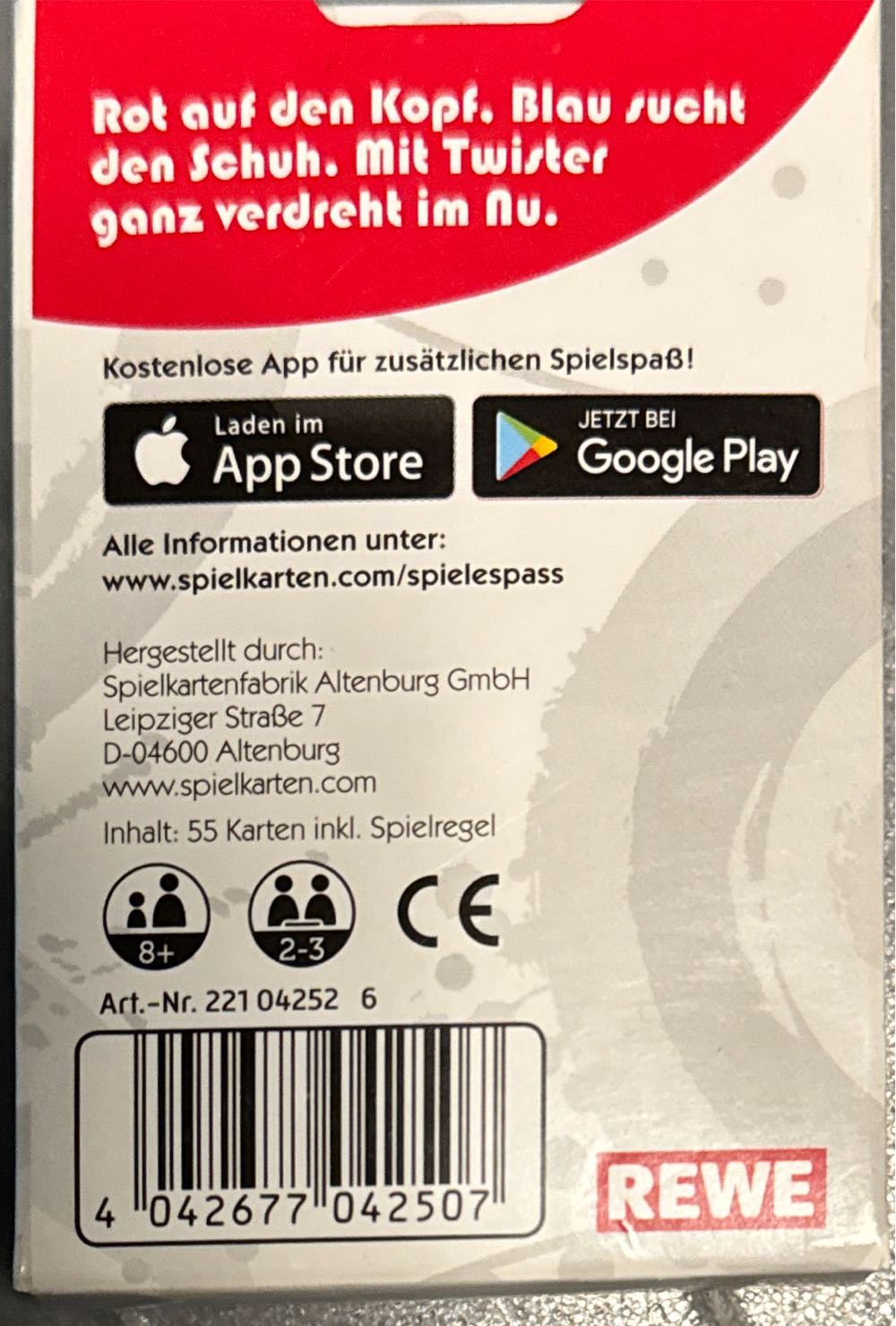 Twister Pocket Game  board game collectible [Barcode 4042677042507] - Main Image 2