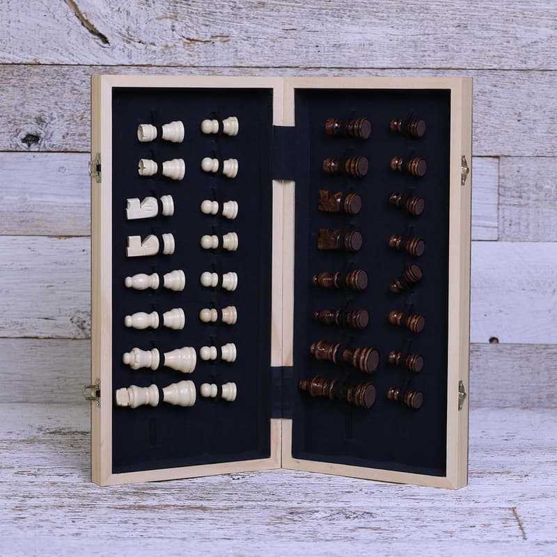 Chess Set Wooden  (2) board game collectible - Main Image 2