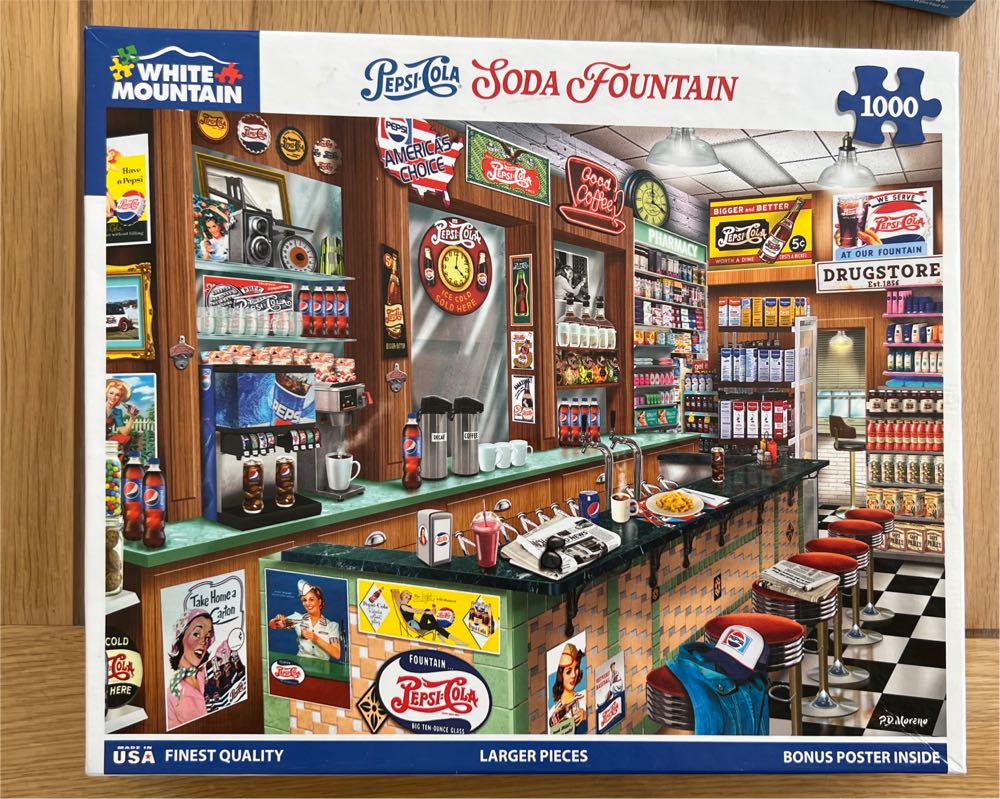 WM Pepsi Cola Soda Fountain  board game collectible [Barcode 724819266715] - Main Image 2
