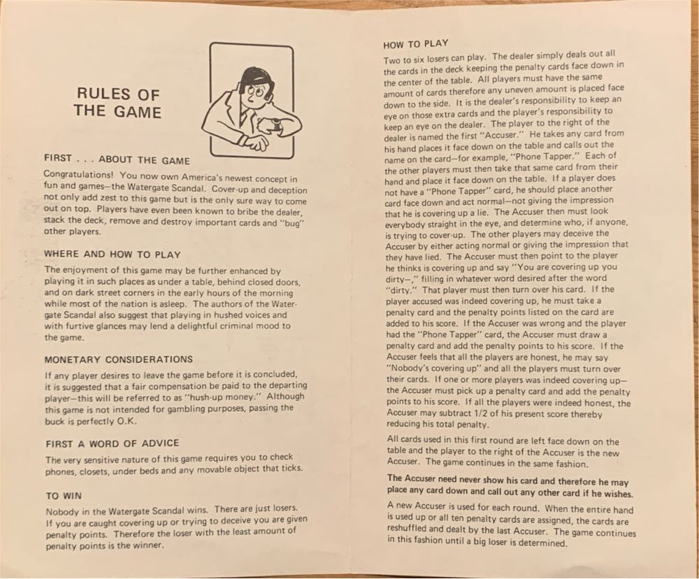 The Watergate Scandal  board game collectible - Main Image 3