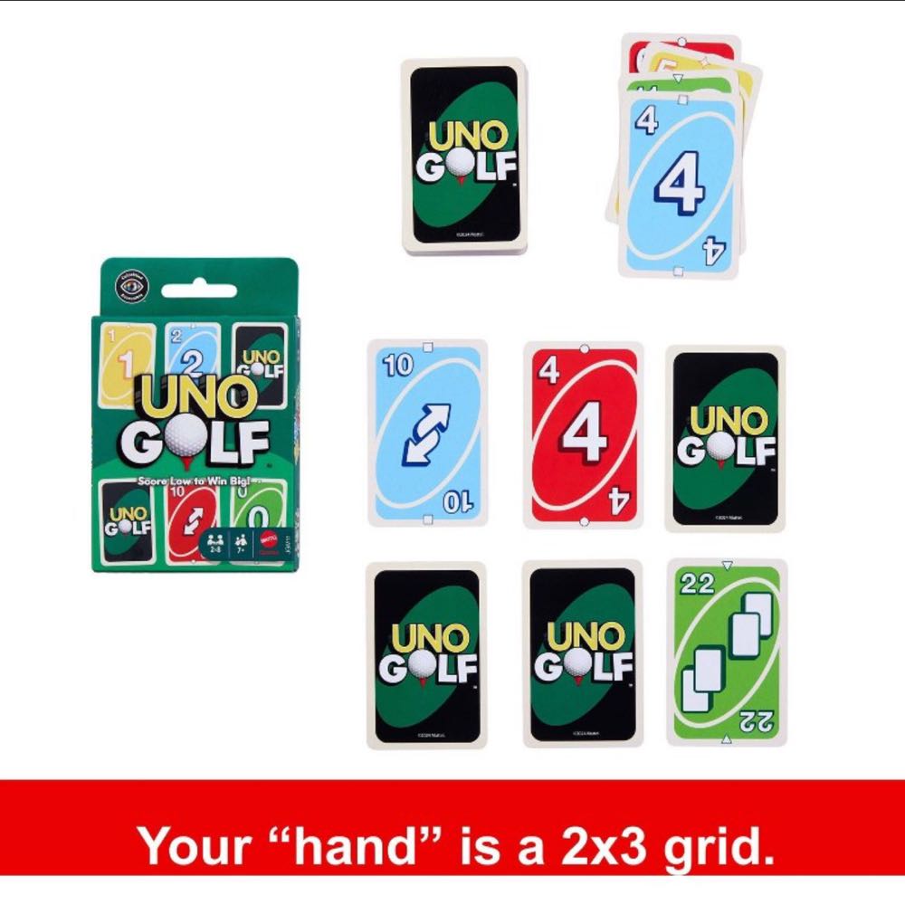 UNO: Uno Golf  (2-8) board game collectible [Barcode 194735317196] - Main Image 3
