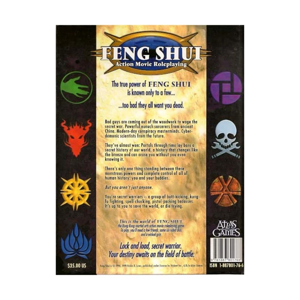 Feng Shui: Action Movie Roleplaying  board game collectible [Barcode 9781887801768] - Main Image 2