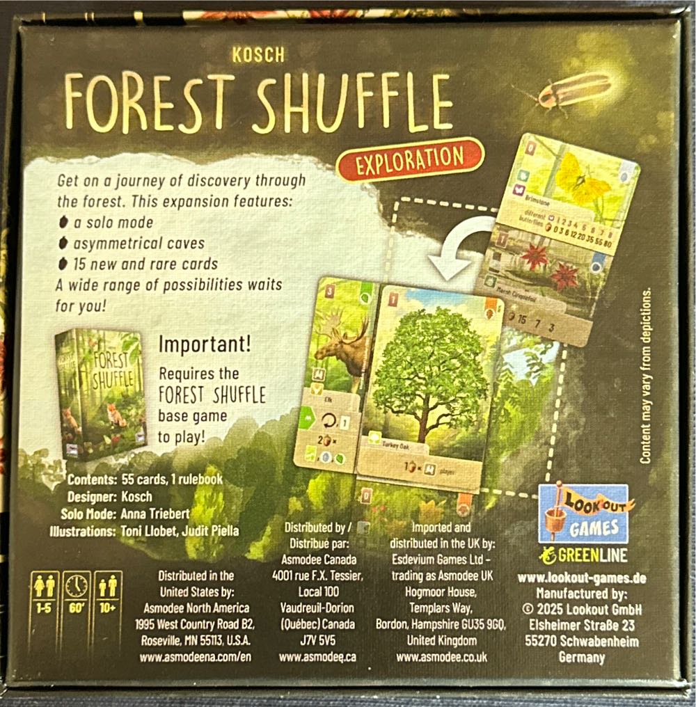 Forest Shuffle: Exploration  (1 2 3 4 5) board game collectible [Barcode 4260402316925] - Main Image 5