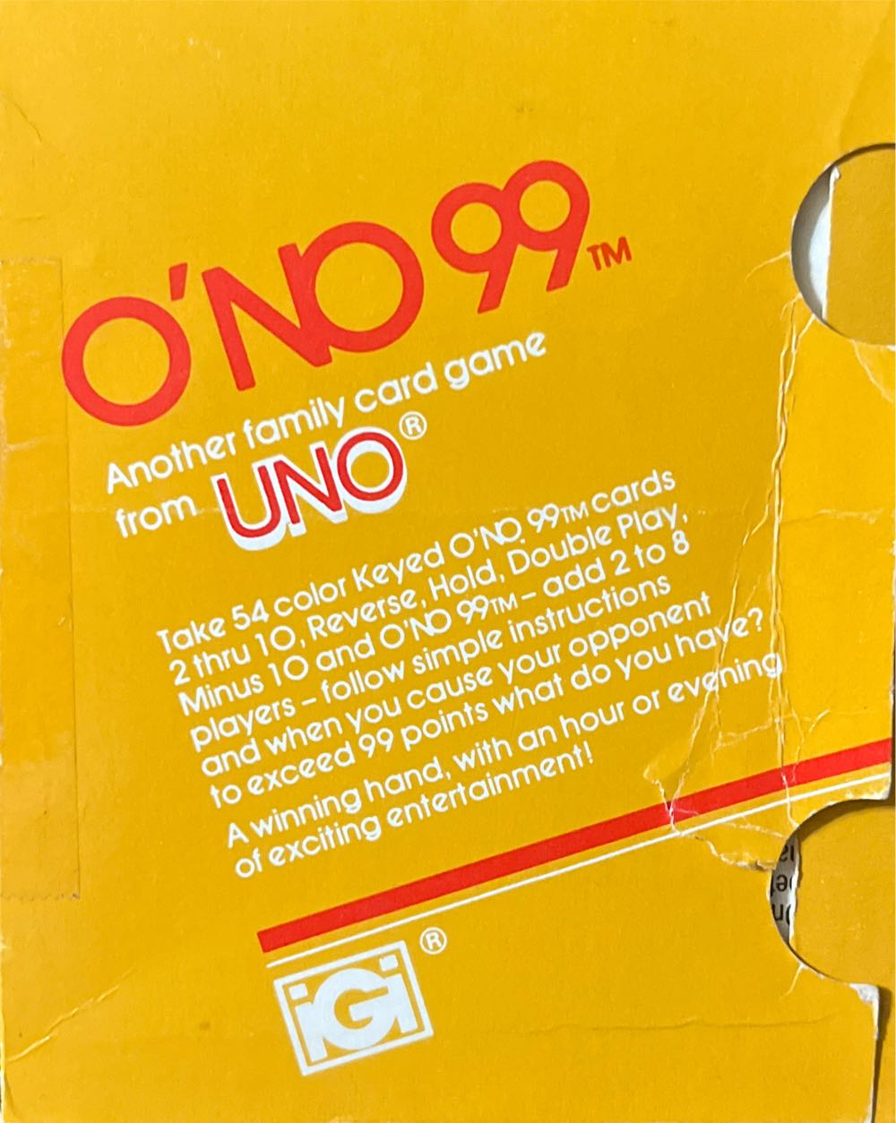Ono 99  board game collectible - Main Image 2
