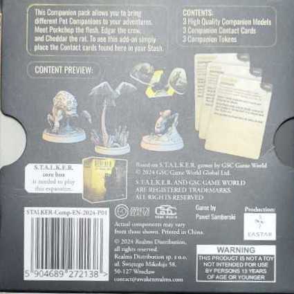 Stalker The Board Game Zone Companions Awaken Realms  board game collectible [Barcode 5904689272138] - Main Image 2