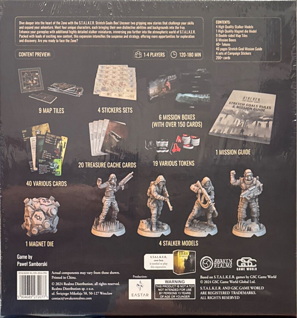 S.T.A.L.K.E.R. The Board Game - Stretch Goals  board game collectible [Barcode 5904689272077] - Main Image 2