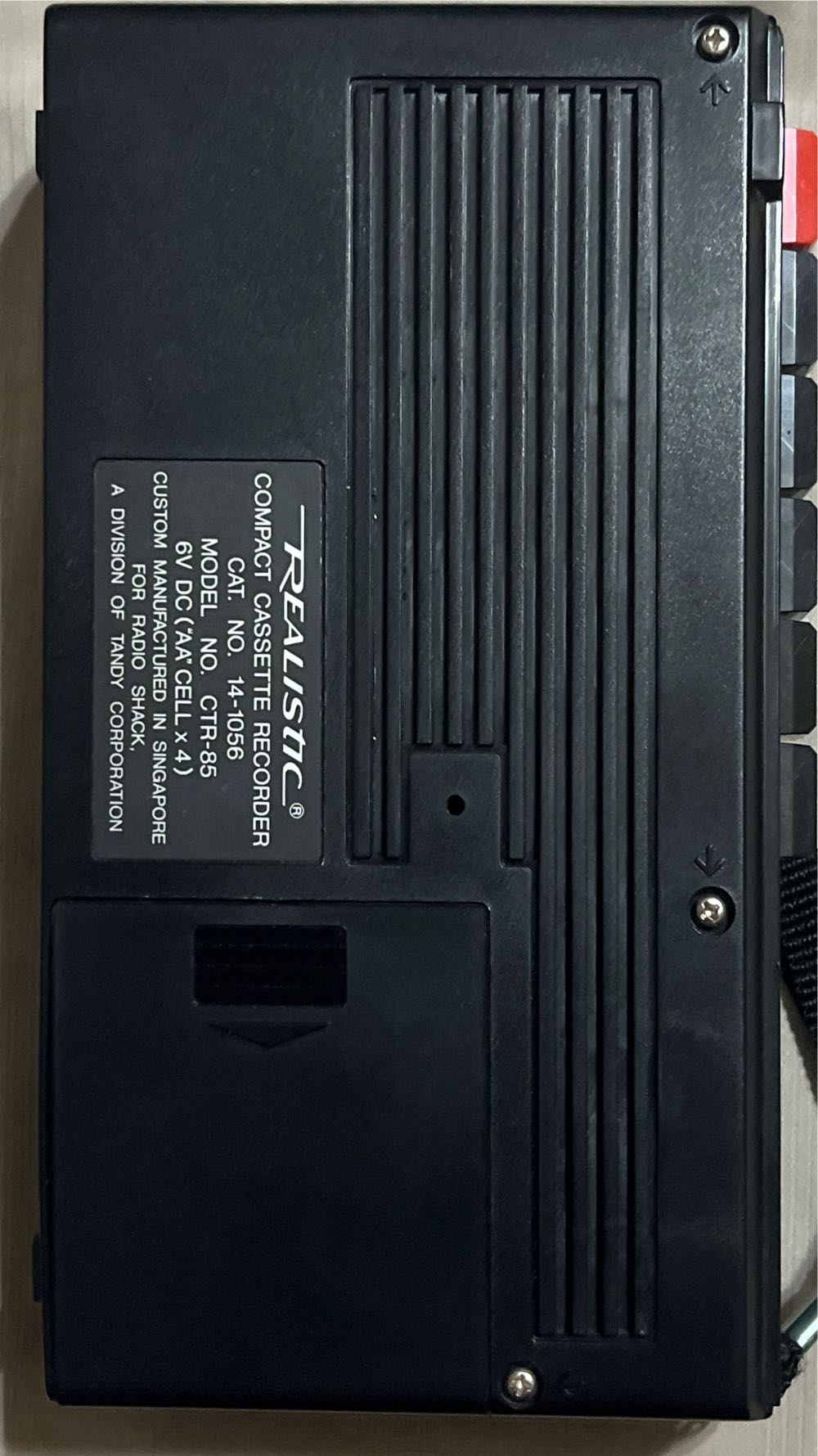 Realistic Compact Cassette Recorder Ctr-85  board game collectible - Main Image 2