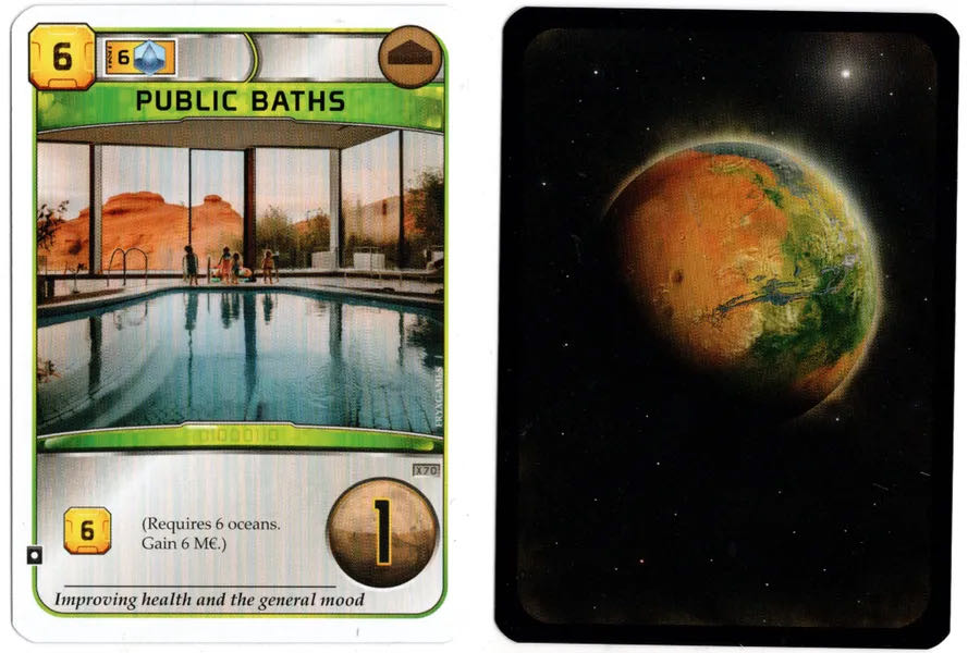 Terraforming Mars: Public Baths Promo  board game collectible - Main Image 2