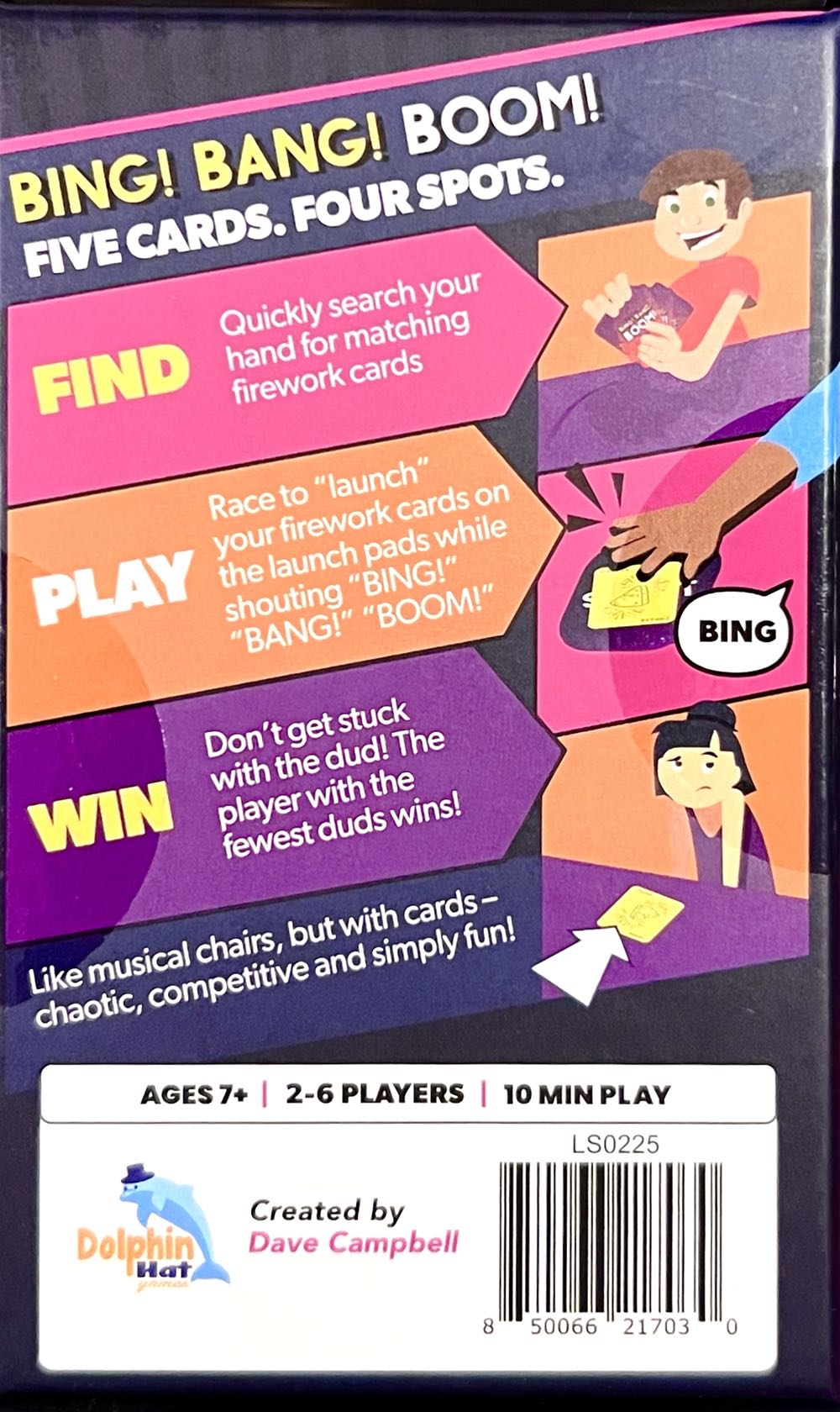 Bing! Bang! Boom!  (2-6) board game collectible [Barcode 850066217030] - Main Image 2