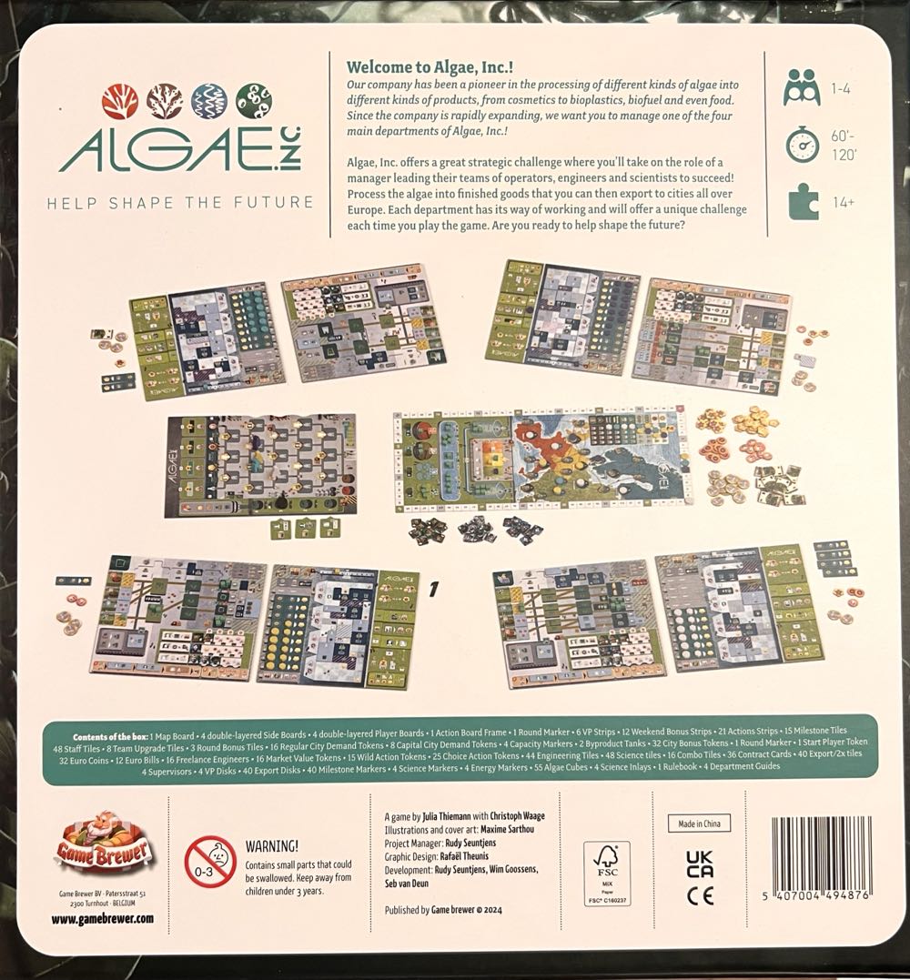Algae Inc.  (1 2 3 4) board game collectible [Barcode 5407004494876] - Main Image 2