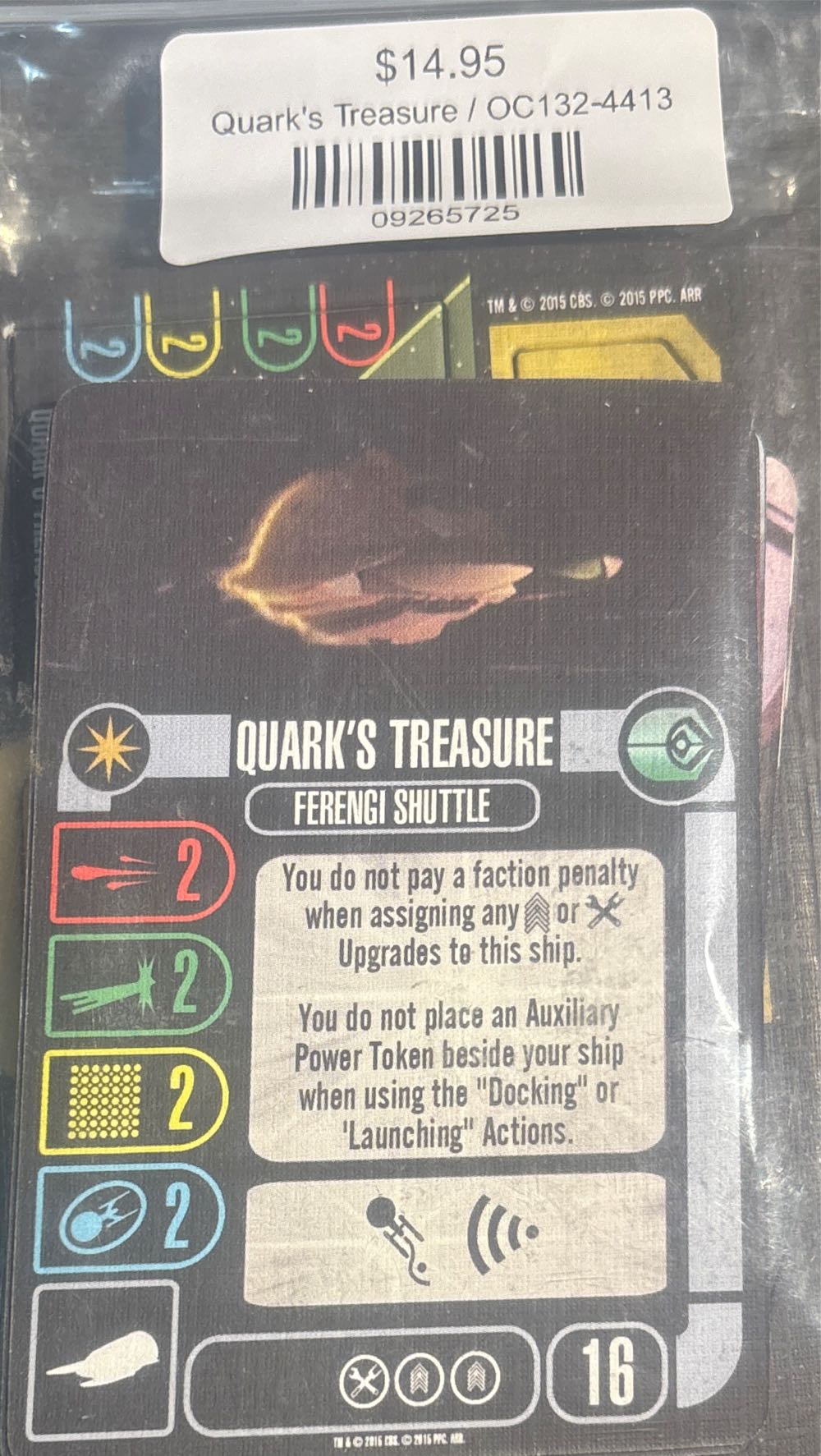 Star Trek Attack Wing Quark’s Treasure  board game collectible [Barcode 09265725] - Main Image 2