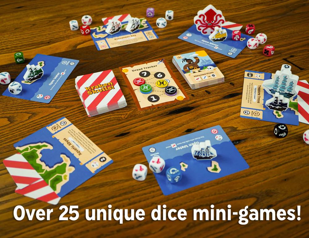 Kraken Skulls  (2-6) board game collectible [Barcode 197644338382] - Main Image 3