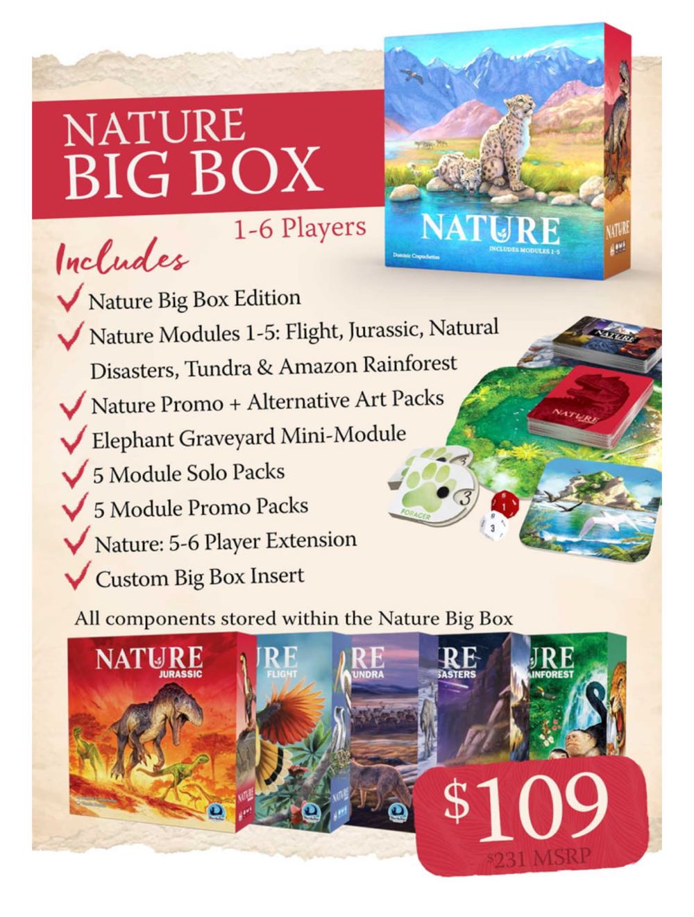 Nature: Big Box Edition  (1-6) board game collectible [Barcode 892884000784] - Main Image 4