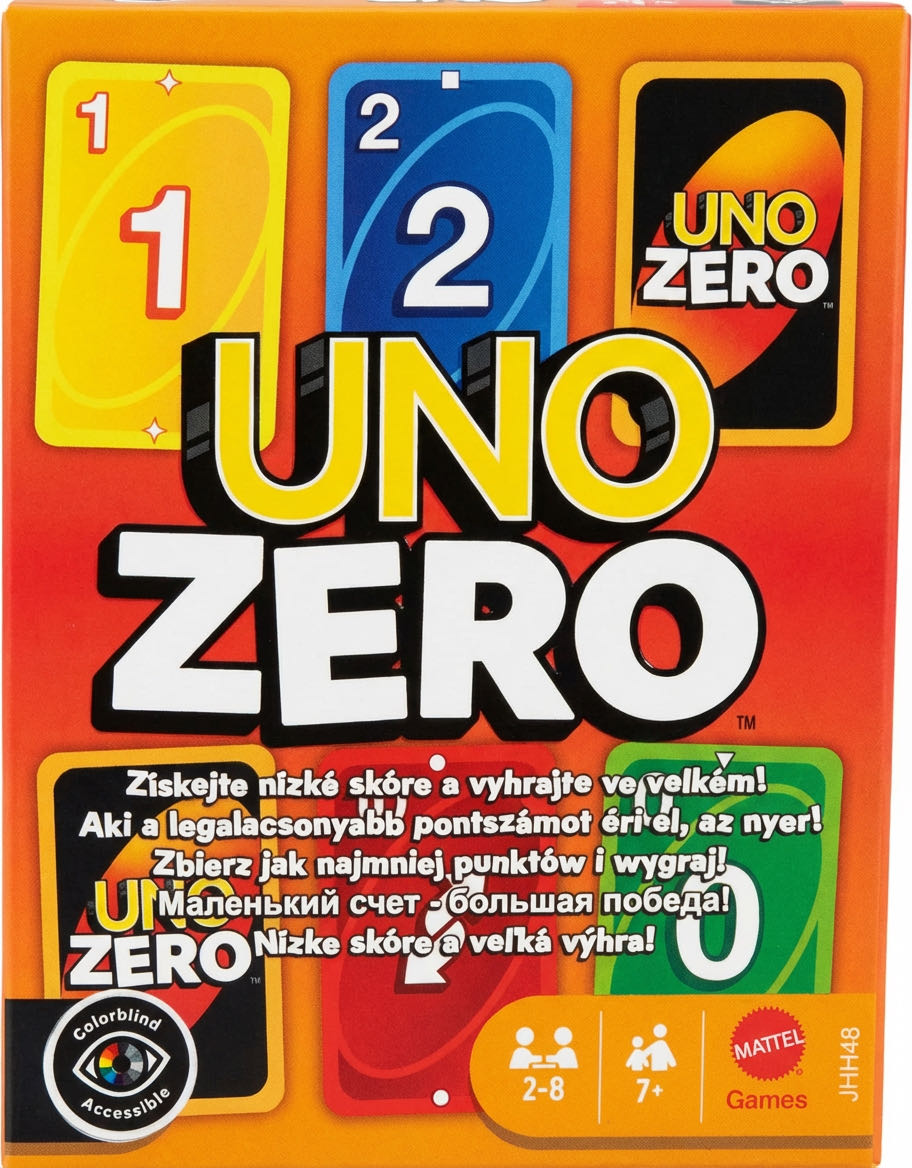 Uno Zero New  (2-8) board game collectible [Barcode 194735331857] - Main Image 2