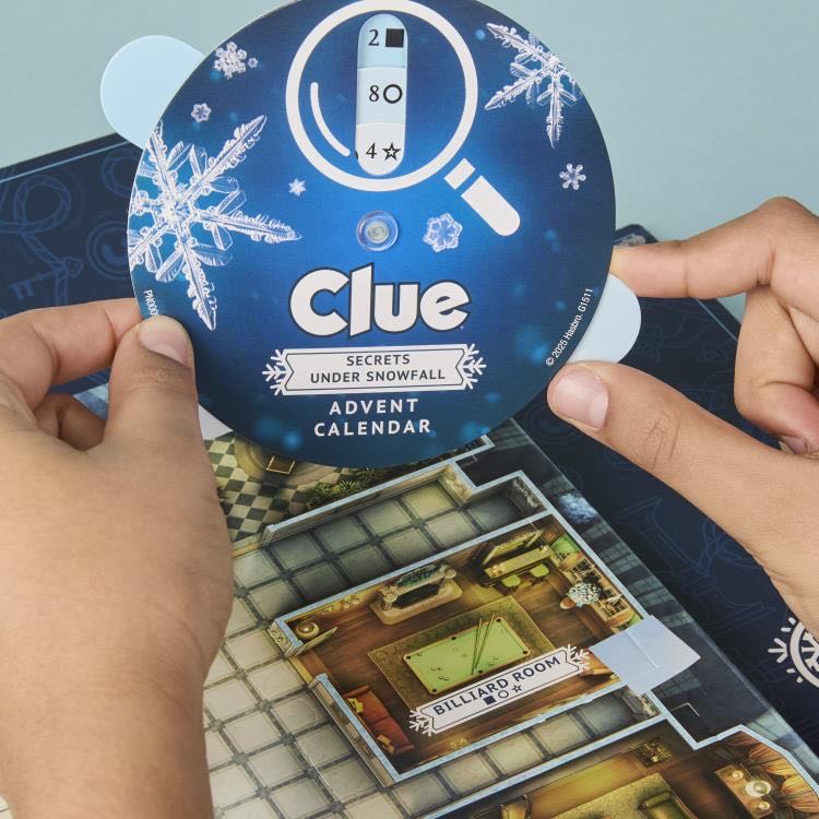 Clue Seasonal: CLUE ADVENT CALENDAR - SECRETS UNDER SNOWFALL  (1) board game collectible [Barcode 195166295954] - Main Image 3
