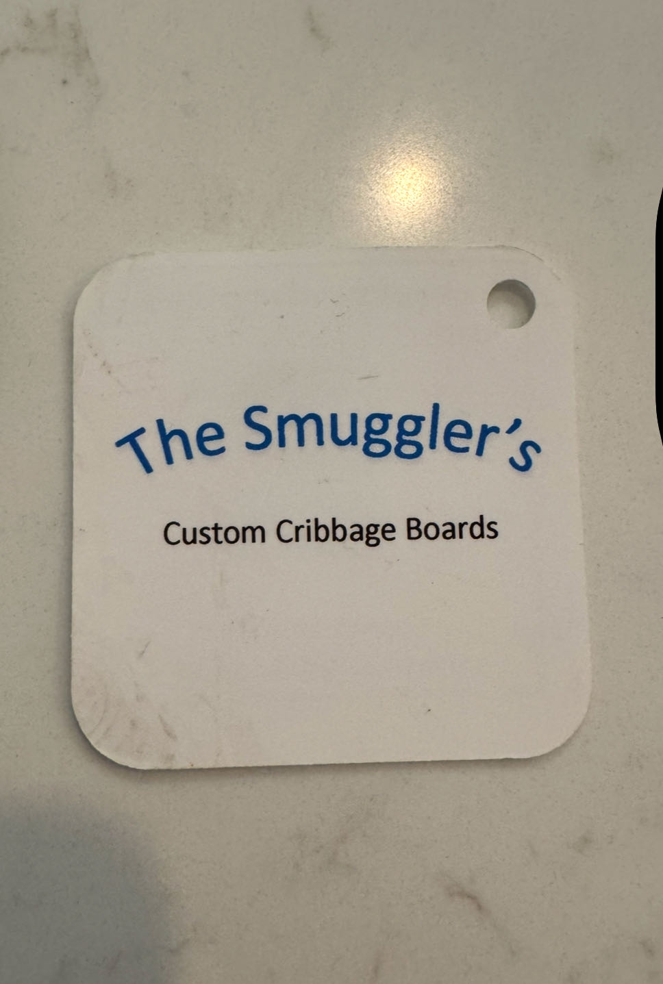 The Smugglers Cribbage Long board  (Three Once Around) board game collectible - Main Image 2