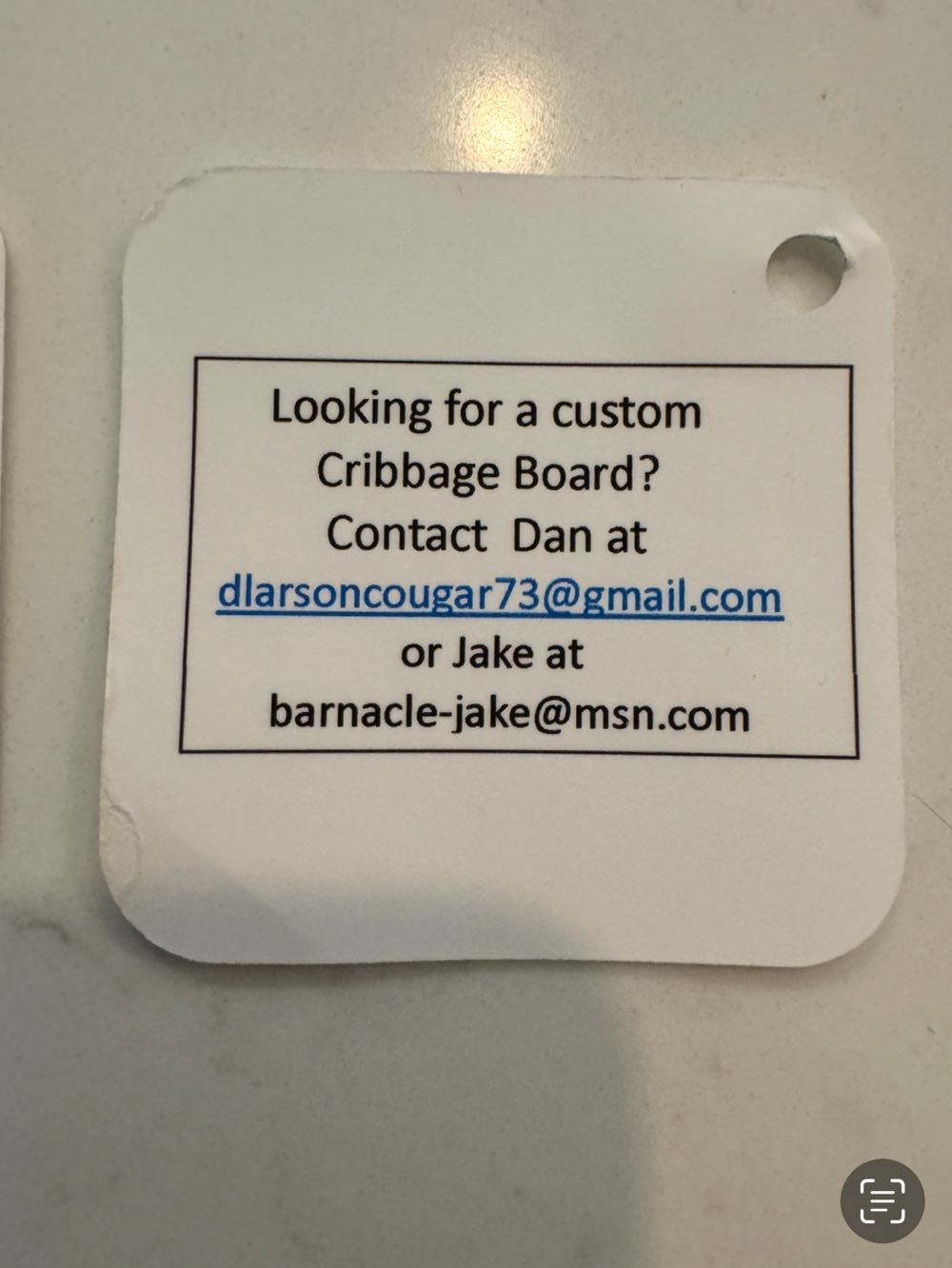 The Smugglers Cribbage Long board  (Three Once Around) board game collectible - Main Image 3