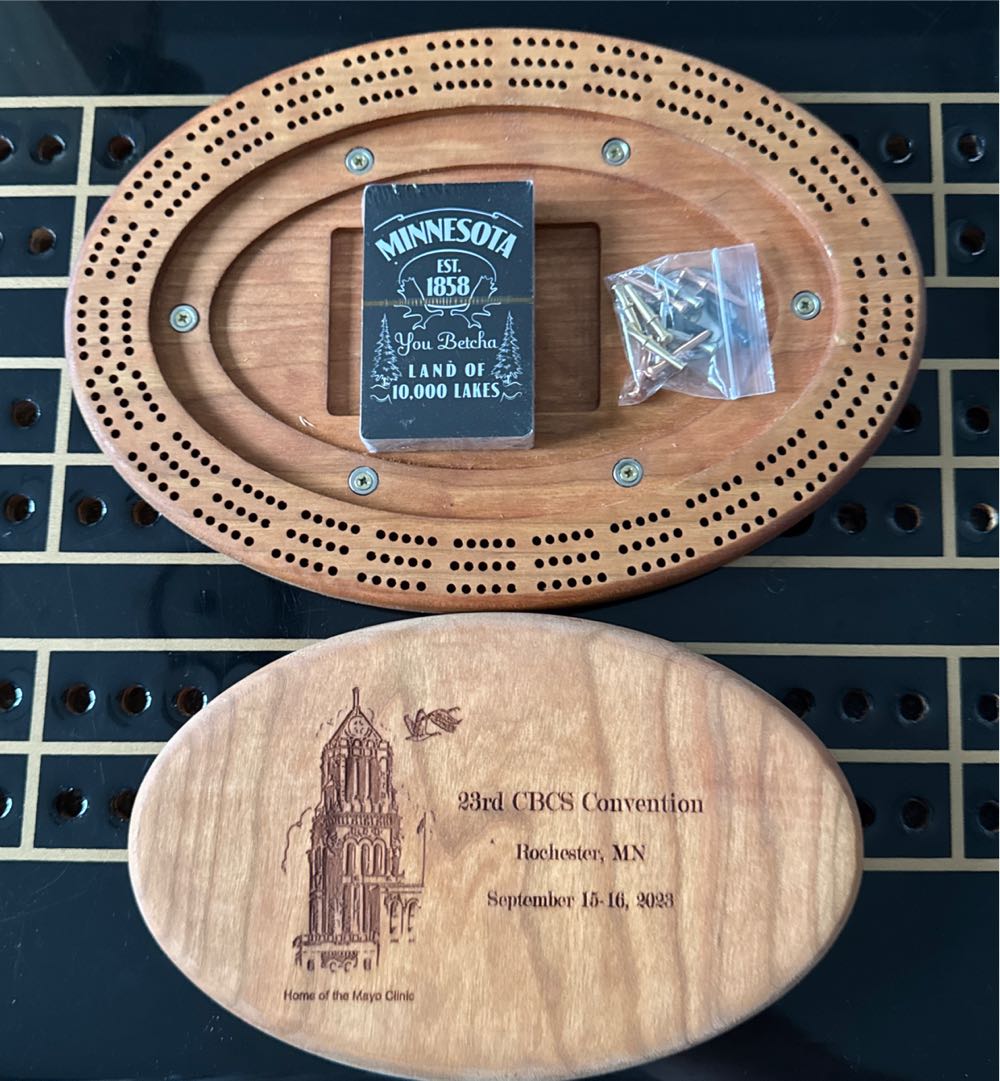 Artist Made 23rd CBCS Convention Board  (3 Once Around) board game collectible - Main Image 2