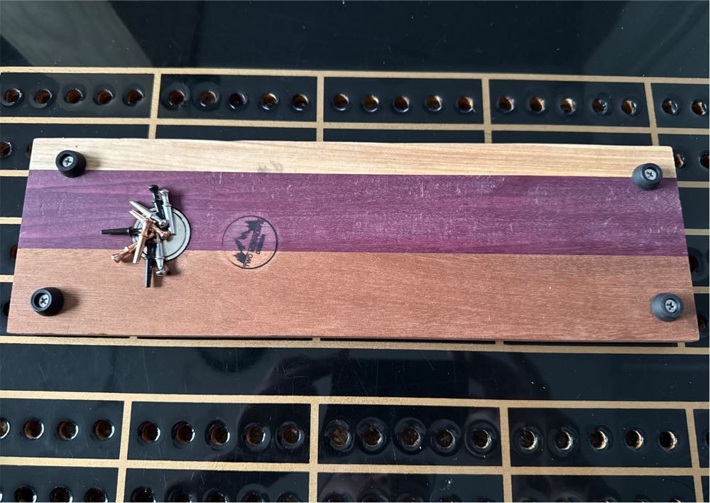 Two Narrows Design Cribbage Board  (Three Once Around) board game collectible - Main Image 2