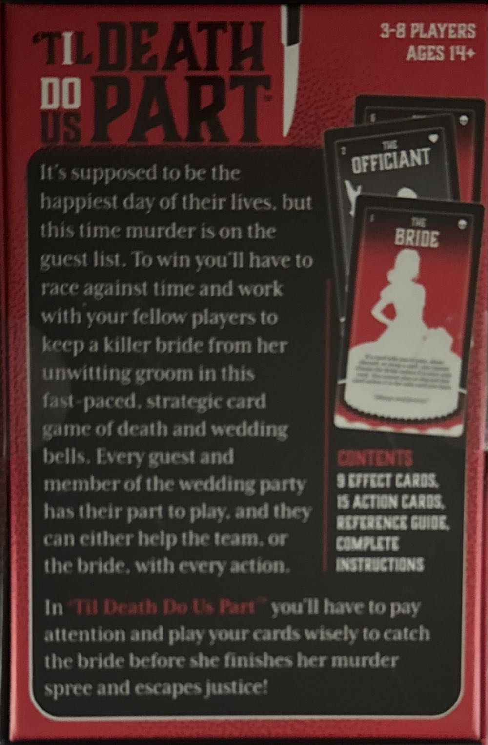 Til Death Do Us Part  (3-8) board game collectible - Main Image 2