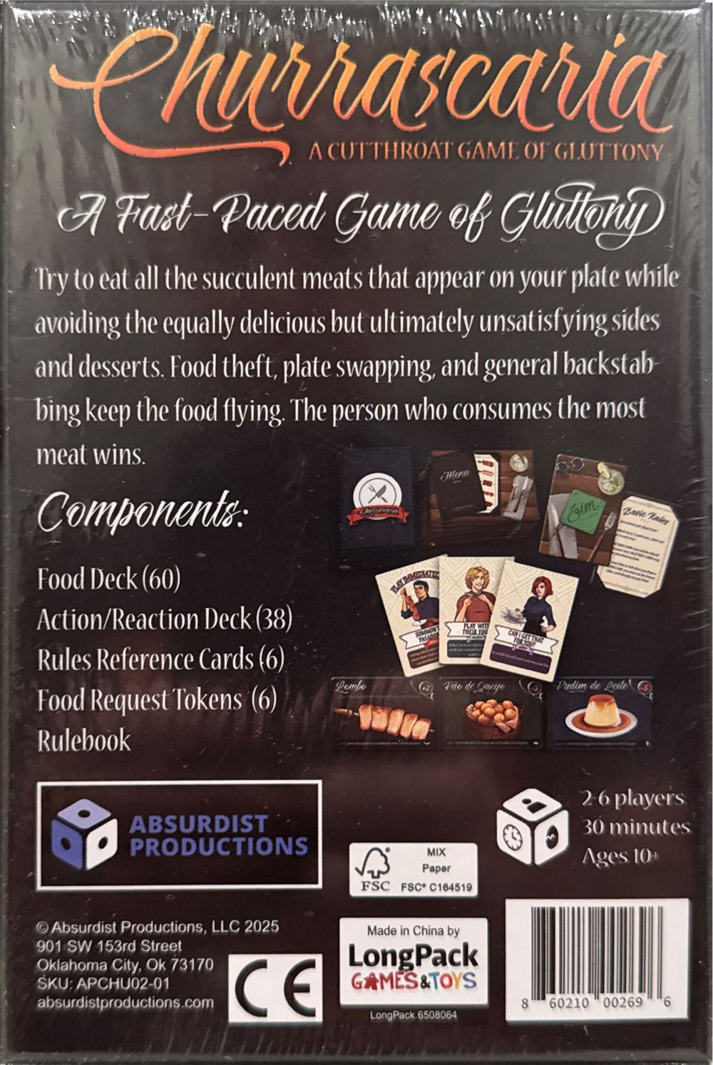 Churrascaria  (2-6) board game collectible [Barcode 860210002696] - Main Image 2