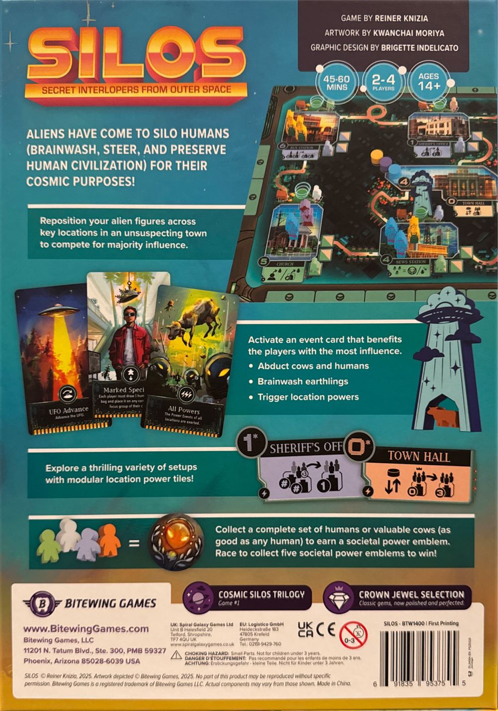 Silos  (2-4) board game collectible [Barcode 691835953755] - Main Image 2