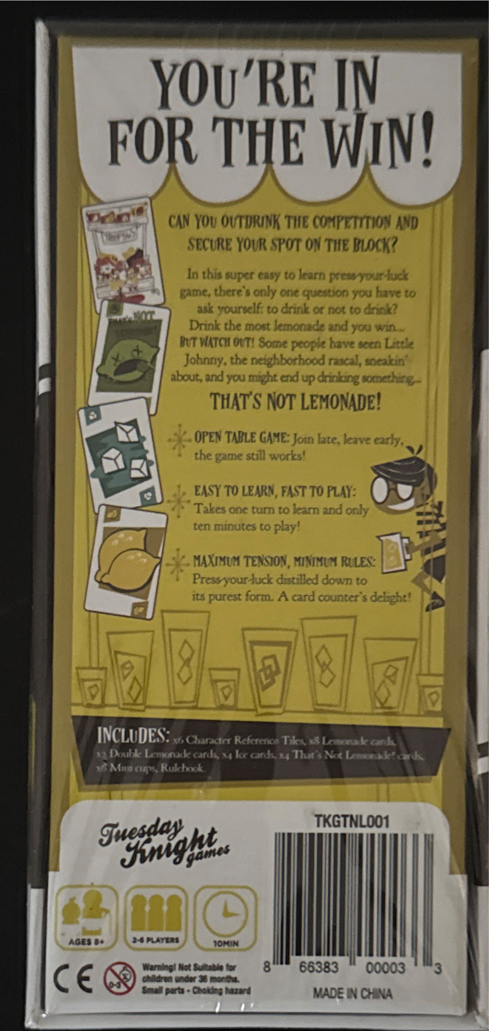 That’s Not Lemonade!  (2-6) board game collectible [Barcode 866383000033] - Main Image 2