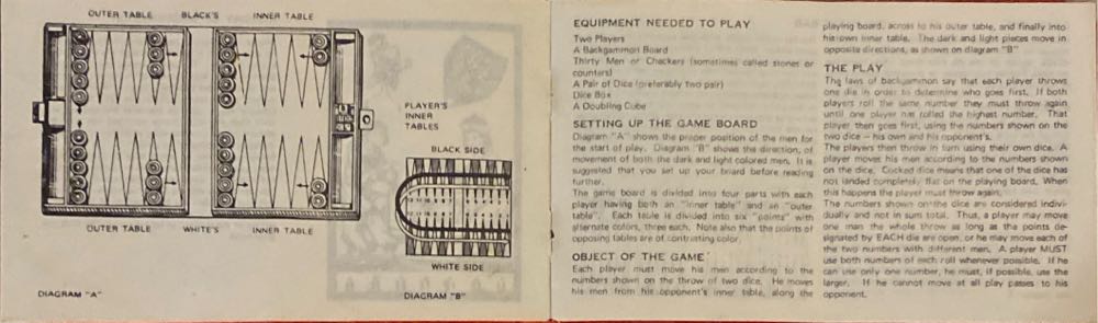 Backgammon  board game collectible - Main Image 2