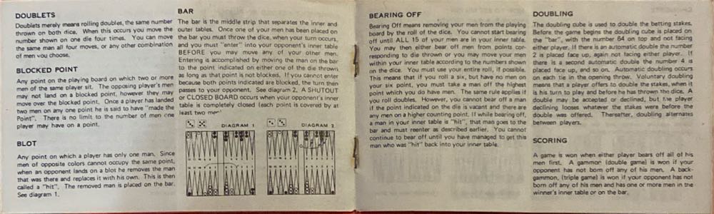 Backgammon  board game collectible - Main Image 3