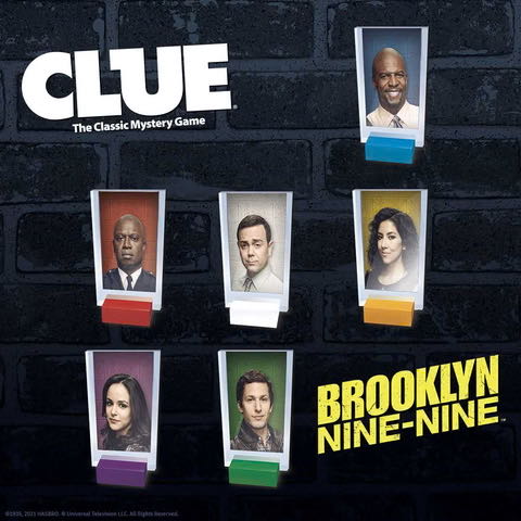 Clue TV: CLUE® BROOKLYN NINE-NINE Edition  (2-6) board game collectible [Barcode 700304155375] - Main Image 3