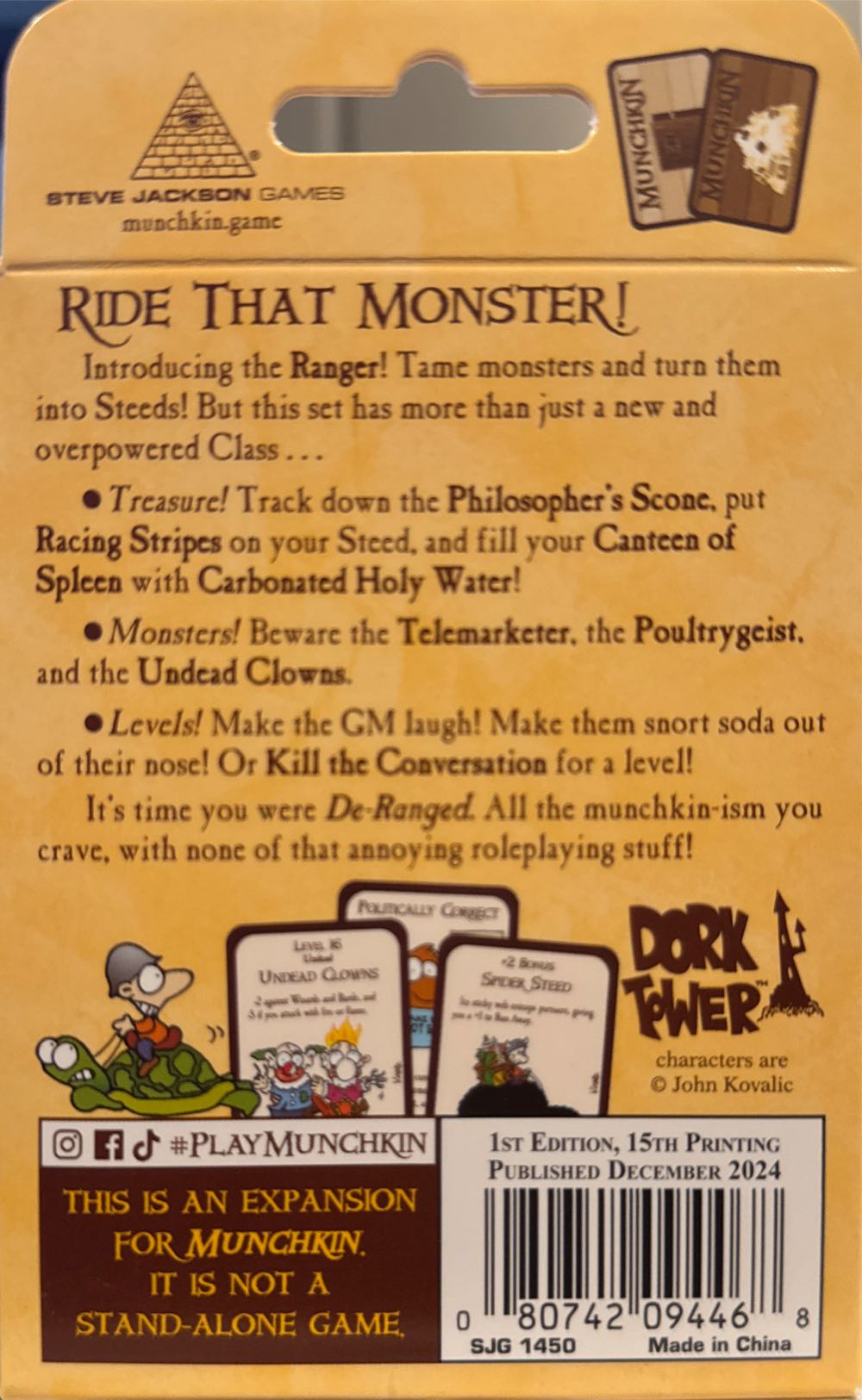 Munchkin 5: De-ranged  board game collectible [Barcode 080742094468] - Main Image 2