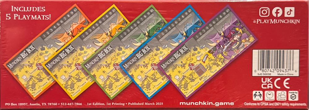 Munchkin: Big Box - Playmats  board game collectible [Barcode 080742094376] - Main Image 2