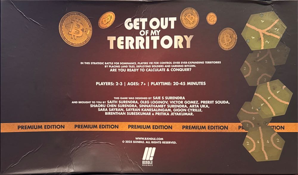 Get Out Of My Territory  (2-3) board game collectible - Main Image 2