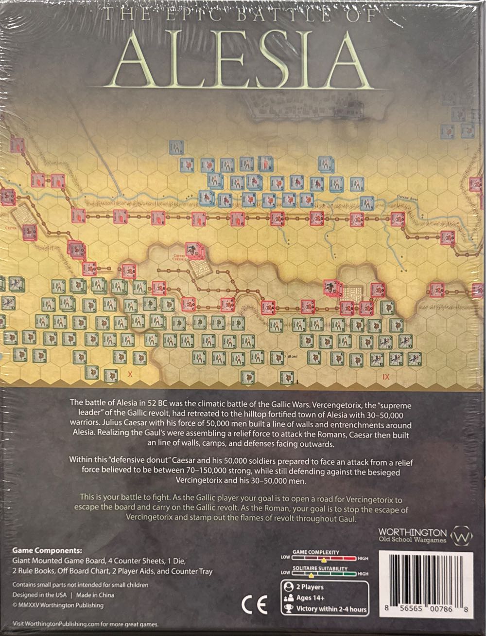 The Epic Battle Of Alesia  (2) board game collectible [Barcode 856565007868] - Main Image 2