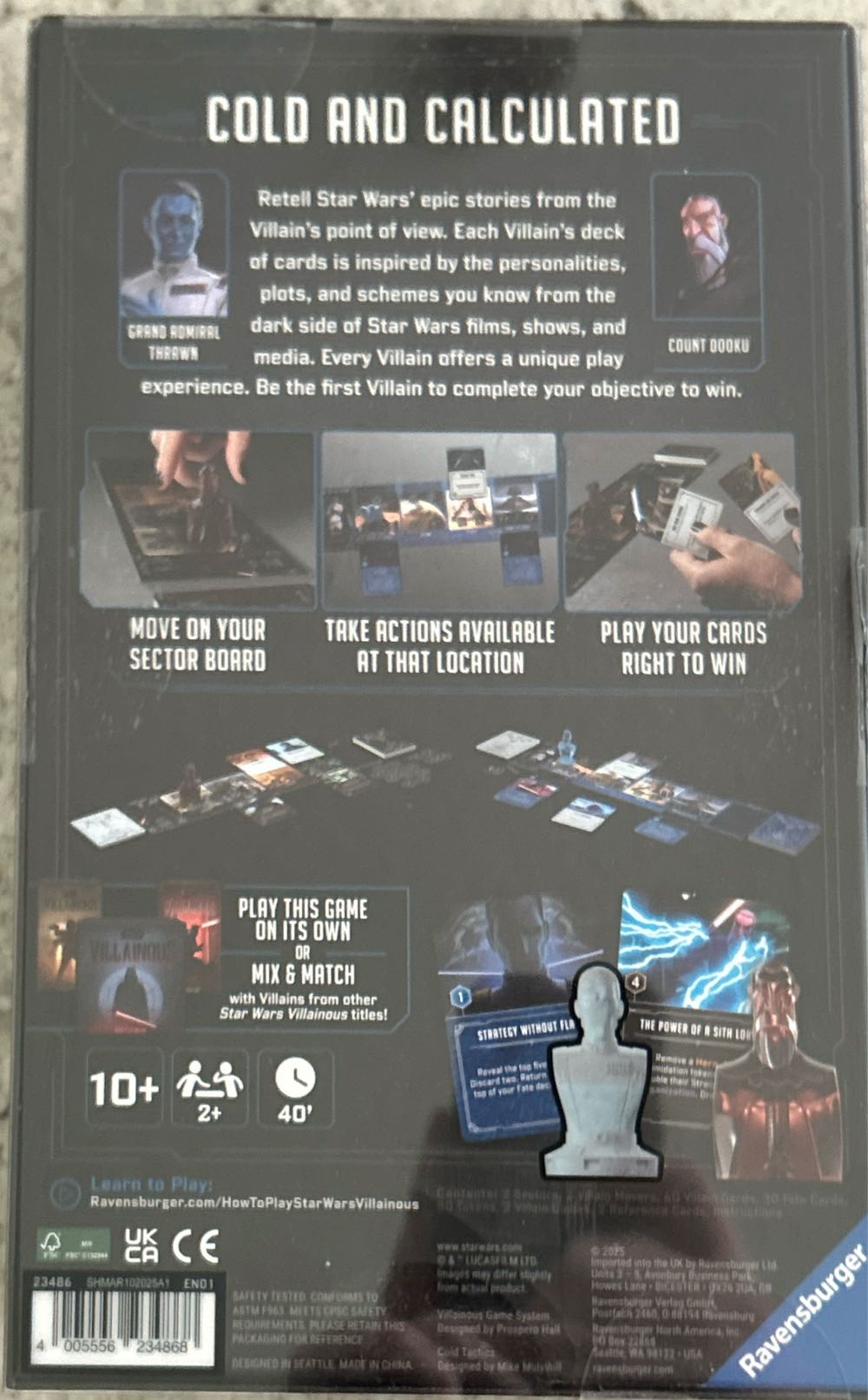 Villainous: Star Wars Cold Tactics  (2+) board game collectible [Barcode 4005556234868] - Main Image 2