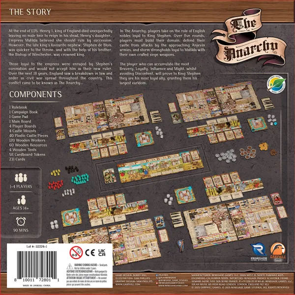 The Anarchy  (1 2 3 4) board game collectible [Barcode 810011728011] - Main Image 2