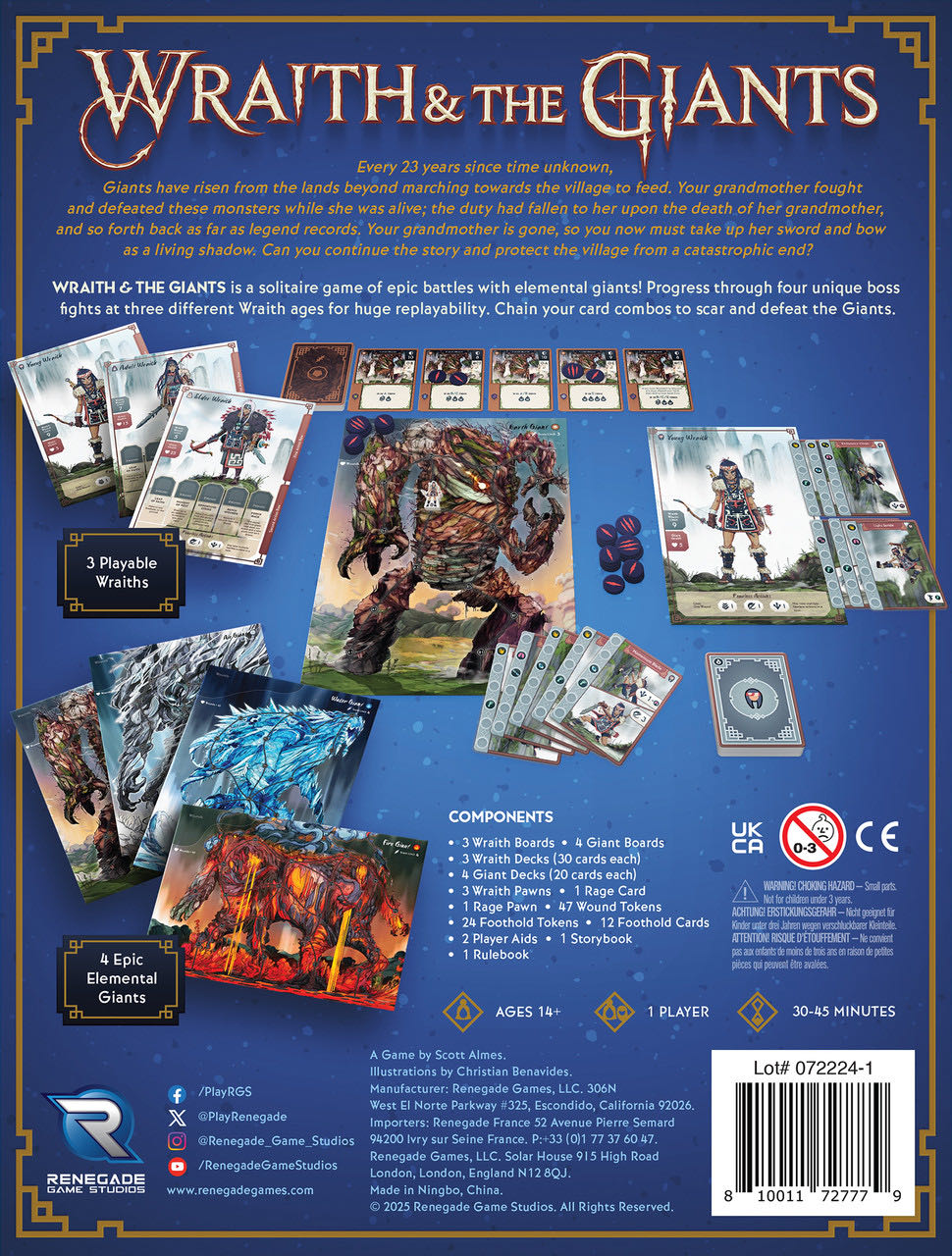 Wraith & The Giants  board game collectible [Barcode 810011727779] - Main Image 2