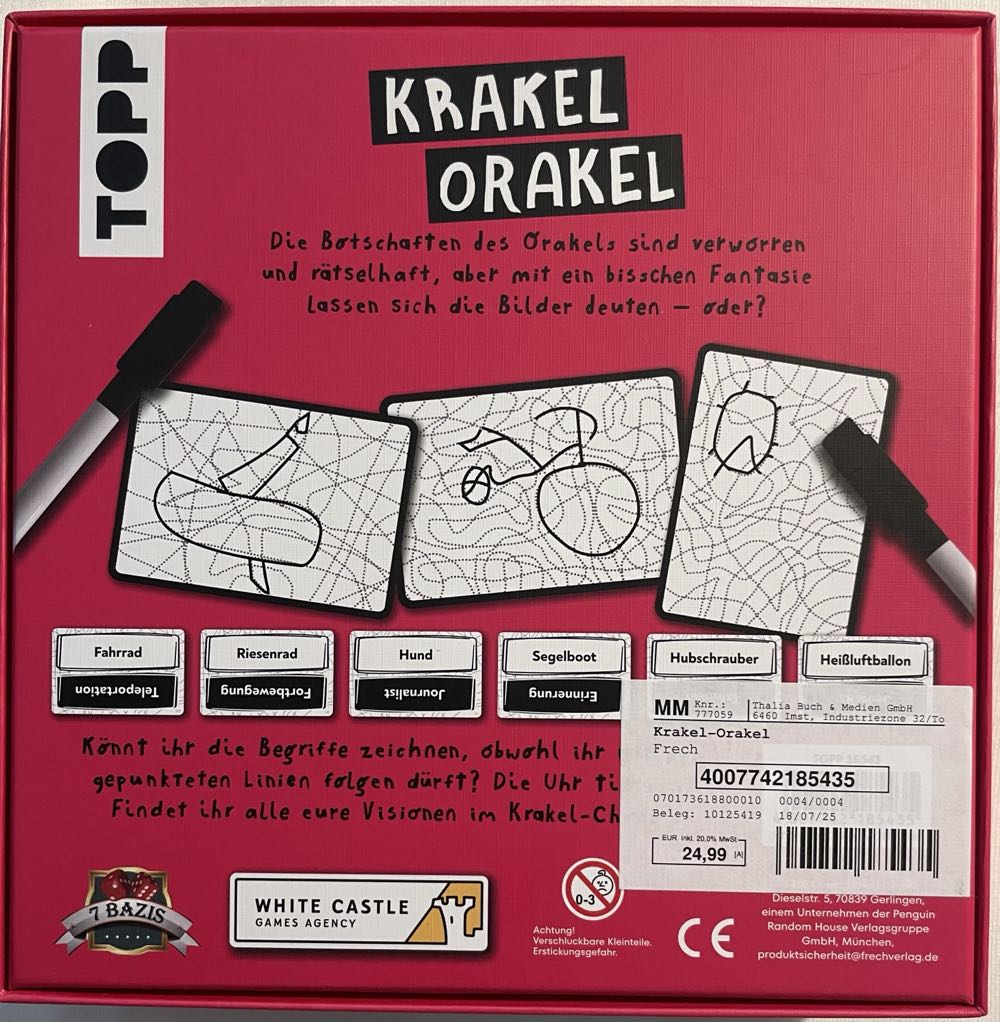 Krakel Orakel  (2-8) board game collectible [Barcode 4007742185435] - Main Image 2