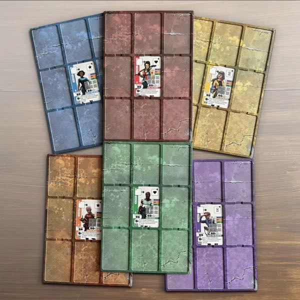 Vantage: Cardboard Player Mat Pack  board game collectible [Barcode 850064100150] - Main Image 3