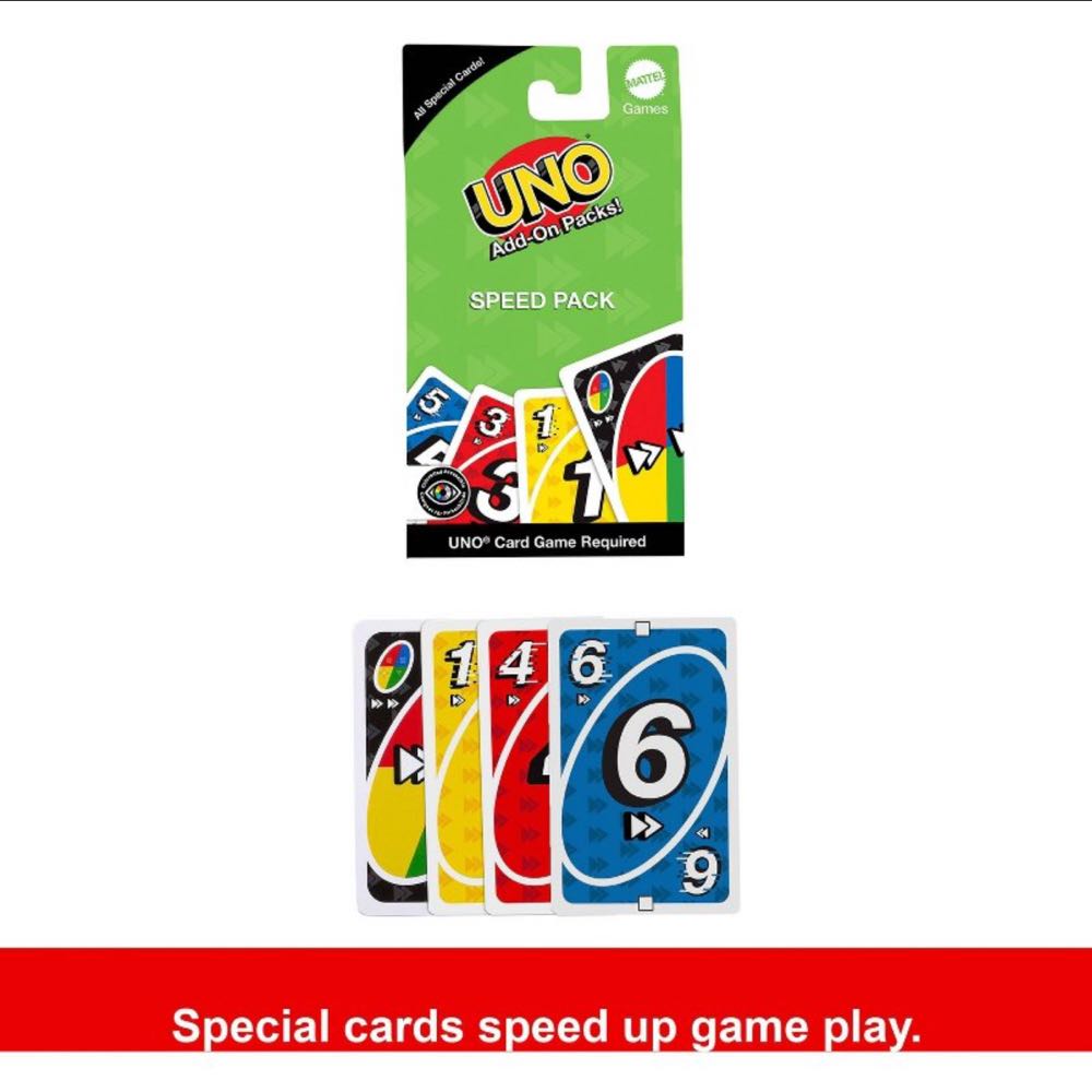 Uno Add-On: Speed Pack  (N/A) board game collectible [Barcode 194735276783] - Main Image 2