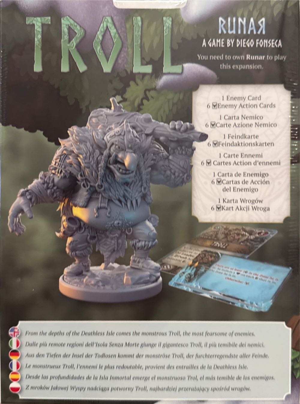 Runar: Troll  board game collectible [Barcode 8052282853593] - Main Image 2