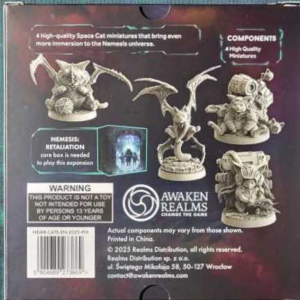 Nemesis Retaliation: Space Cats  board game collectible - Main Image 2