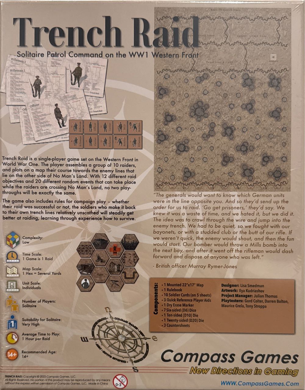 Trench Raid  (1) board game collectible [Barcode 197644907625] - Main Image 2